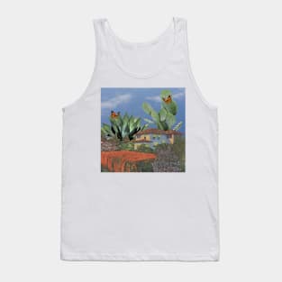 Garden Love - Surreal/Collage Art Tank Top